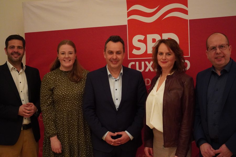 Der geschäftsführende Unterbezirksvorstand Cuxhaven